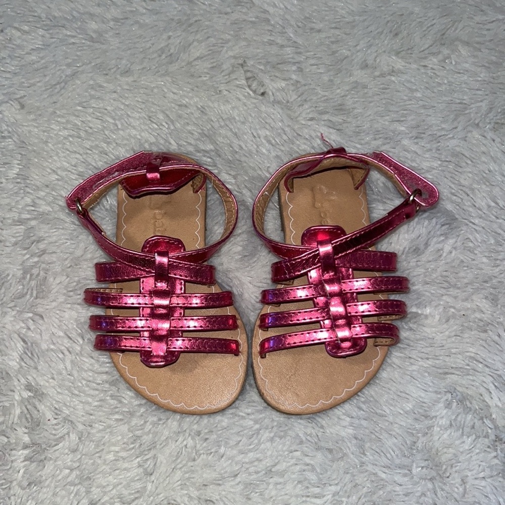 baby gap pint shiny 3-6 month sandals